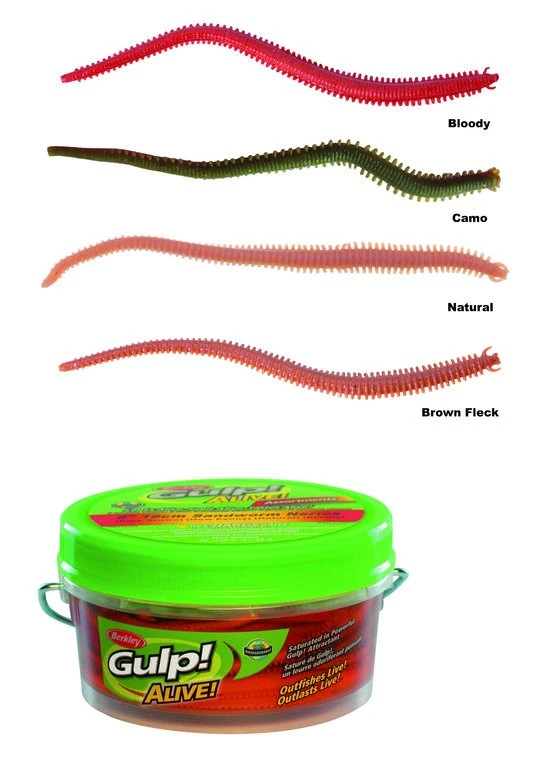BERKLEY - Pure Fishing Berkley Gulp! Alive Nereis 15cm - Seeringelwurm 14 Stück – Bild 3