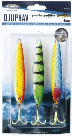 Fladen Fishing AB FLADEN Pilker-Set DJUPHAV 3-teilig