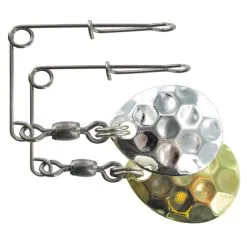 DEGA Spinnerbait - Spinnerblätter Gold/silber