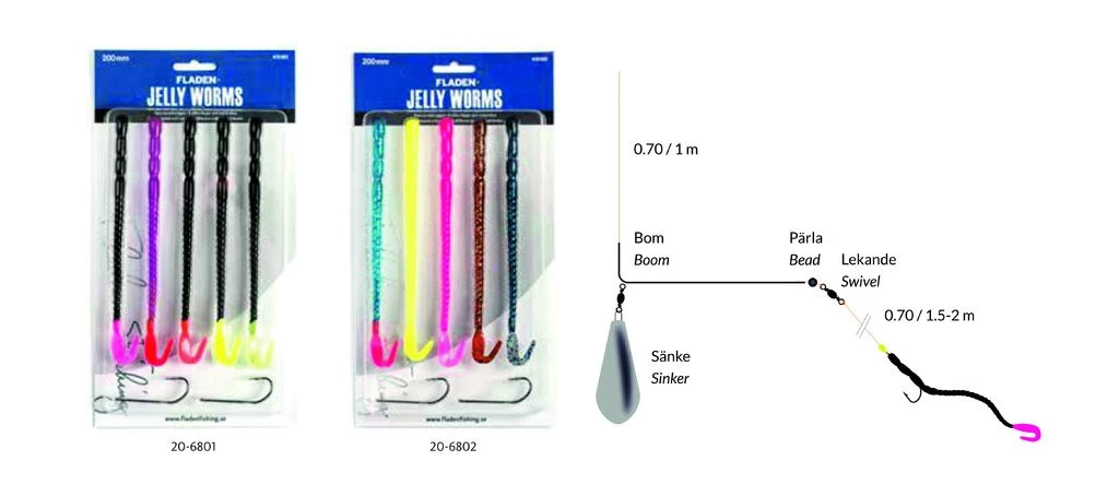 FLADEN Jelly Worms - Gummiwürmer 200mm – Bild 3