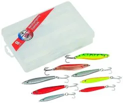 KINETIC SJØSLUK - 8-teiliges Pilker- Und Blinker Set